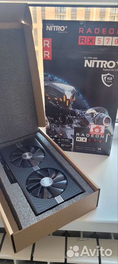 Видеокарта rx 570 4gb nitro+