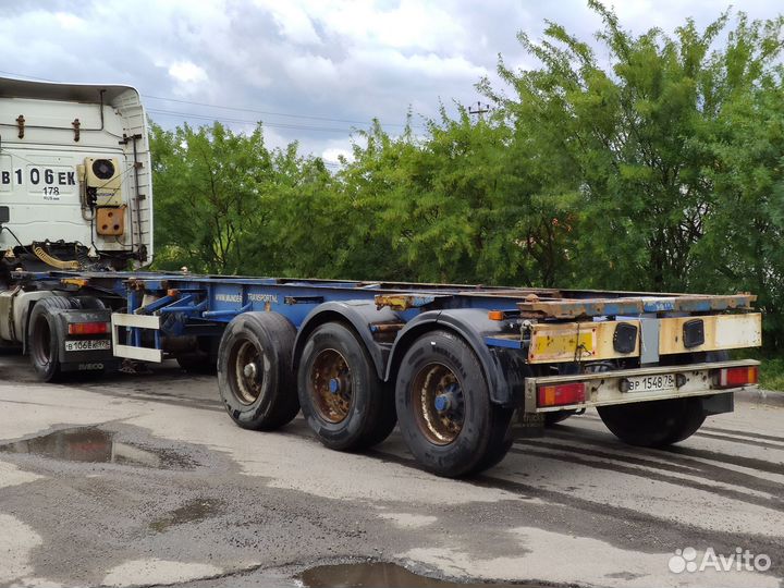 Полуприцеп контейнеровоз Van Hool контейнеровоз, 1997