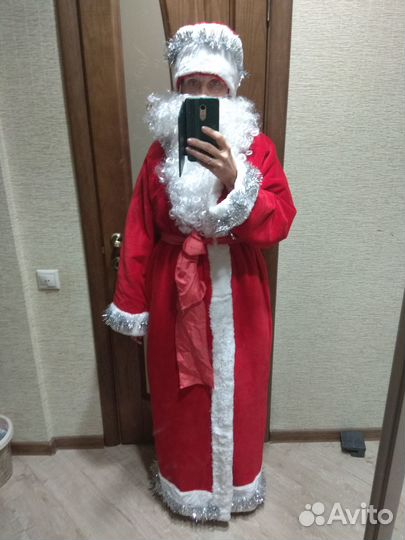 Костюм деда мороза взрослый