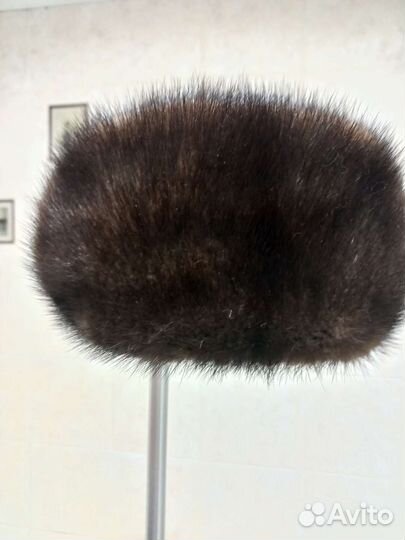 Норковая мужская шапка