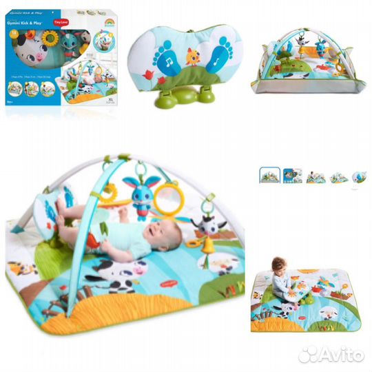 Развивающий коврик tiny love солнечная полянка