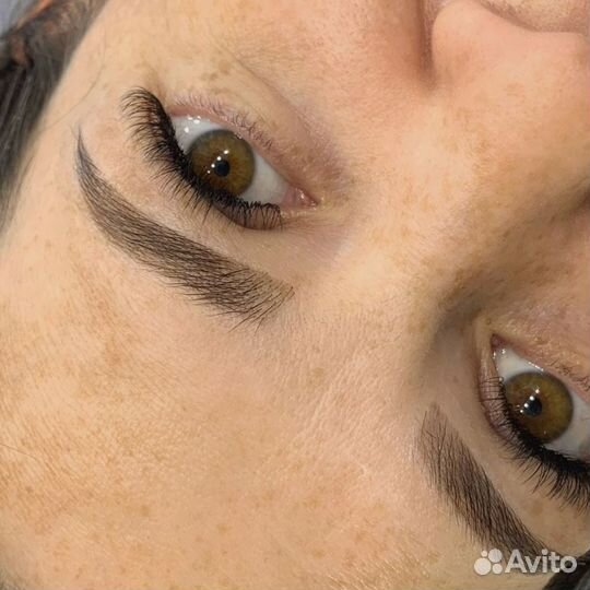 Коррекция бровей и ламинирование ресниц