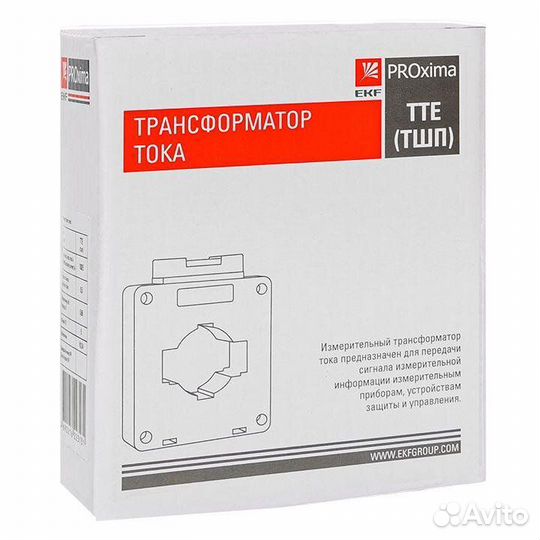 Трансформатор тока тте 60 500/5А кл. точн. 0.5 5В