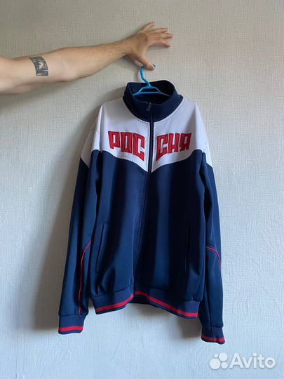 Спортивная винтажная олимпийка Russia