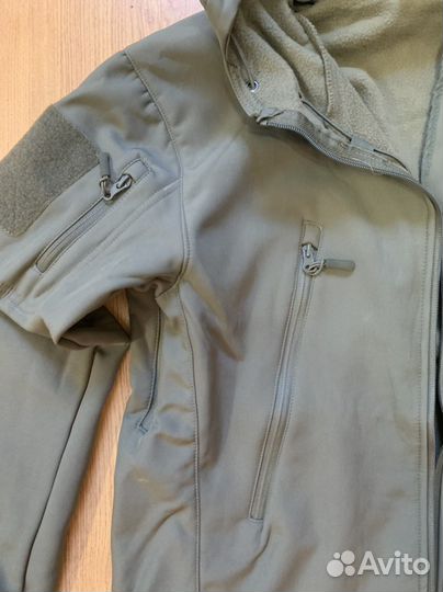 Флисовая тактическая софтшелл куртка 50р