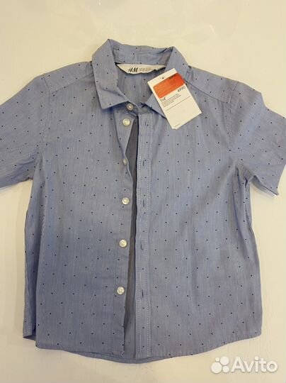 Рубашка детская h&m р.104