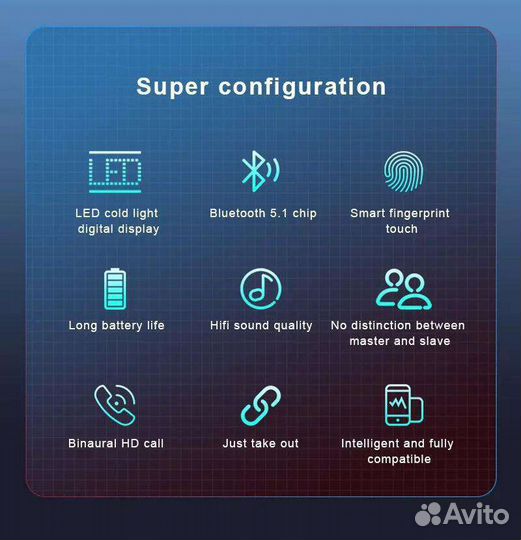 Новые Беспроводные Наушники Power bank 2000 Сенсор