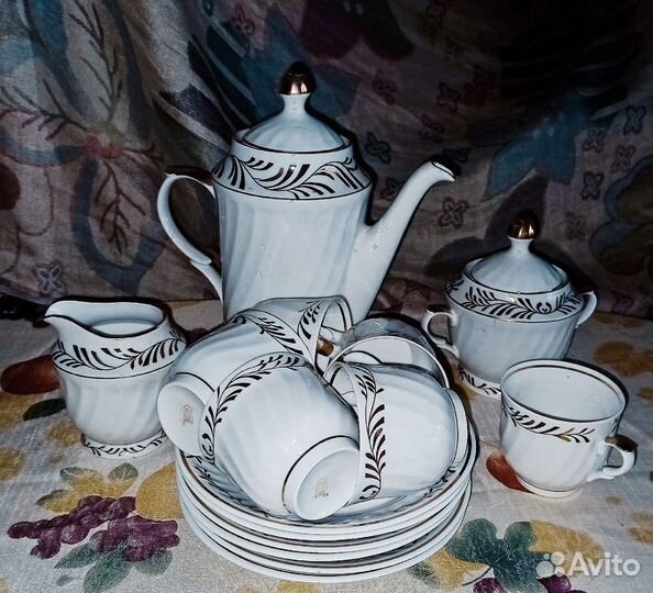 Кофейный сервиз СССР Рига