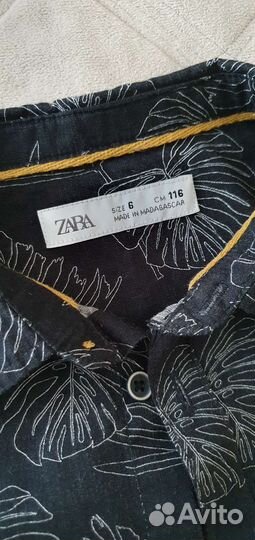 Рубашка Zara для мальчика 116 см