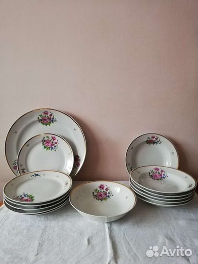 Столовый сервиз времен СССР