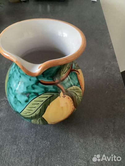 Кувшин керамика Италия. Ручная работа