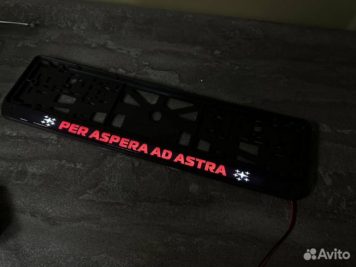 Рамка номера с подсветкой LED