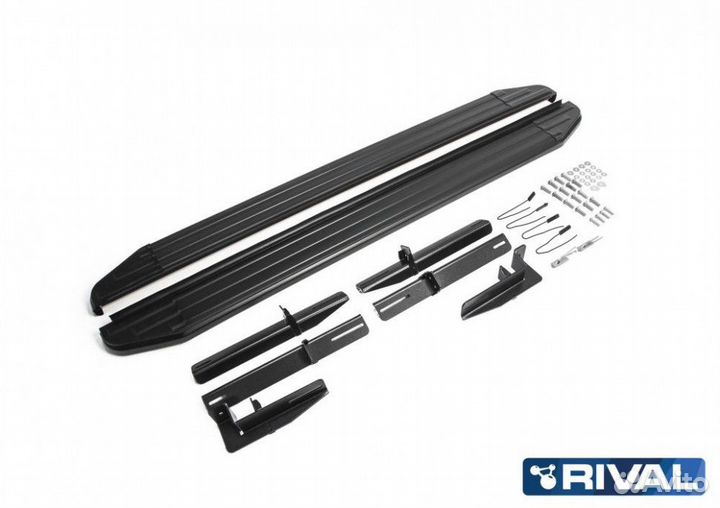 Пороги-подножки Mitsubishi ASX 2010-2017-н.в. Prem