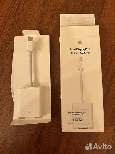 Переходник apple DisplayPort mini VGA, Hdmi новый