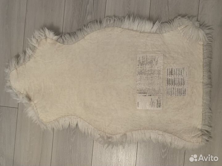 Коврик IKEA натуралтная овечья шерсть