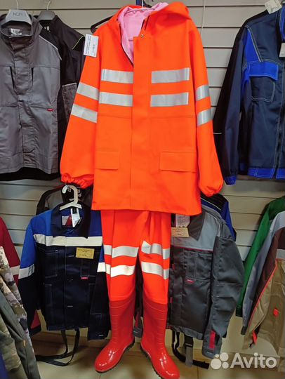 Костюм влагостойкий оранжевый Дюна (п/к+куртка)