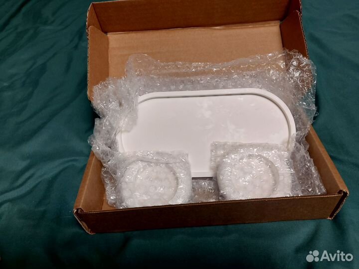 Набор подсвечников из гибса цвет белый