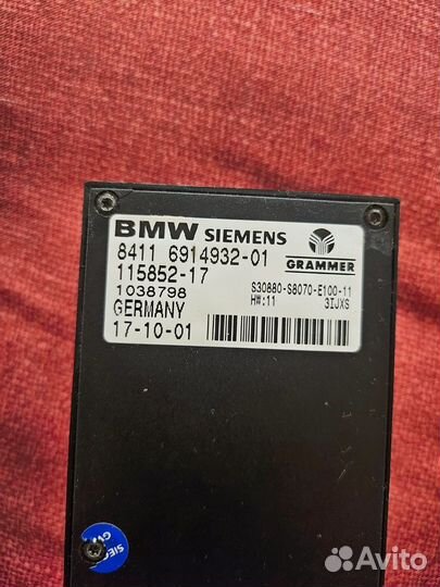 Штатный телефон bmw е46 2001