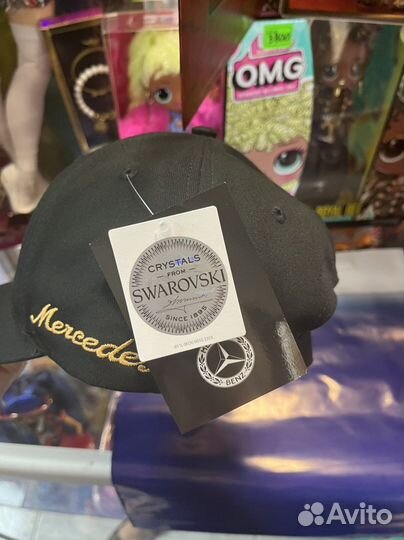 Бейсболка Mercedes со стразами Swarovski