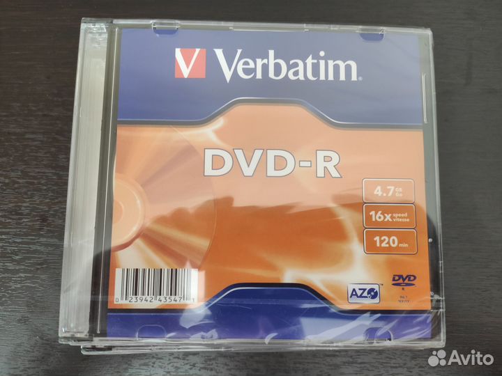 Болванки Verbatim DVD-R 16x 4.7Gb