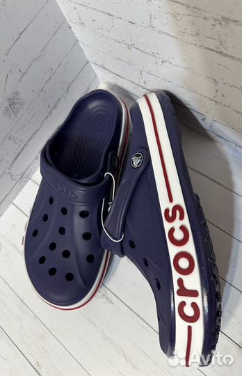 Crocs сабо синий мужские