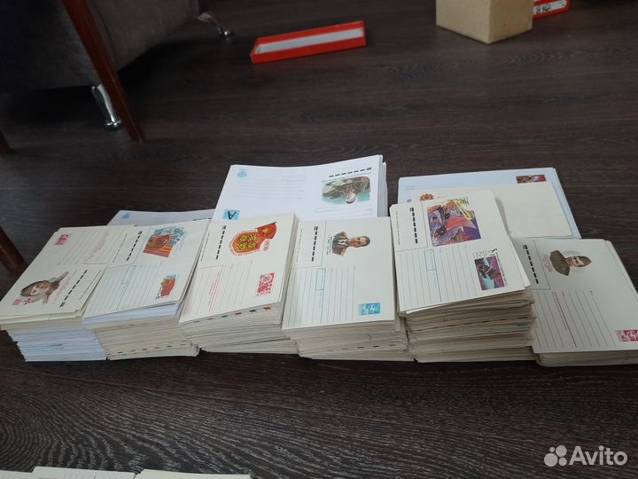 Почтовые конверты и карточки времен СССР и России