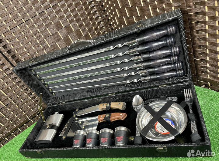Шашлычный набор в кейсе