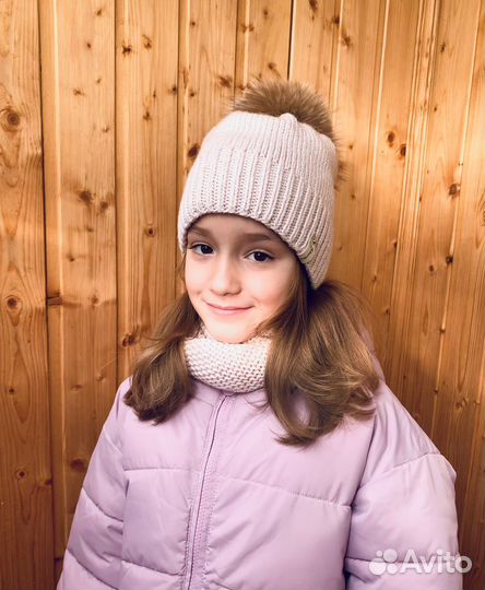 Зимняя шапка и снуд