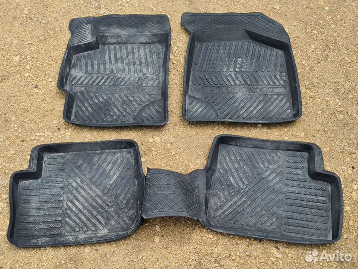 Резиновые коврики Kia Spectra