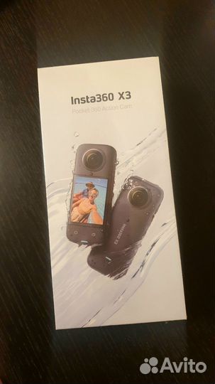 Камера Insta360 x3 + флешка 64gb (Новая)