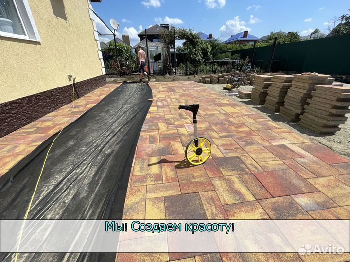 Тротуарная плитка с доставкой от 100м2