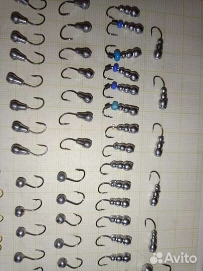 Мормышки зимние набор 70 штук