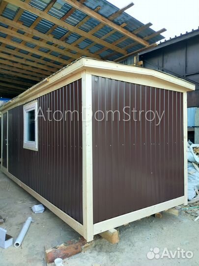 Бытовка металлическая хоз блок / С гарантией