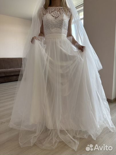 Свадебное платье 42 44
