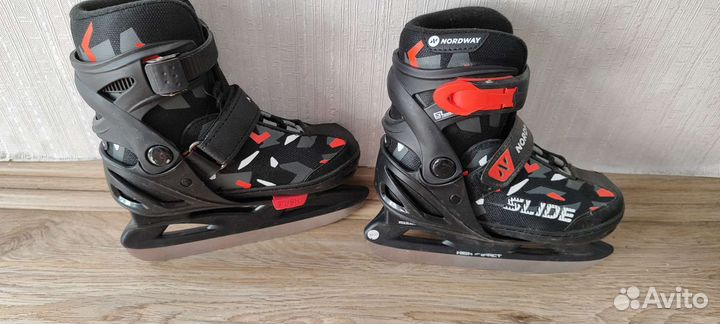 Коньки детские раздвижные 26 31