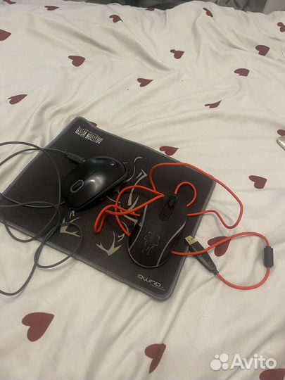 Игровая мышь и коврик