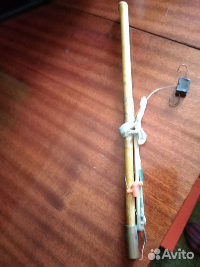 Удочка бамбуковая для зимней рыбалки