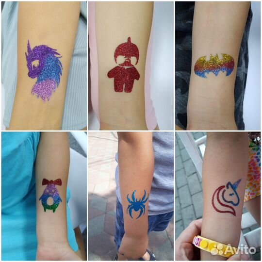 Аквагрим / блеск-тату