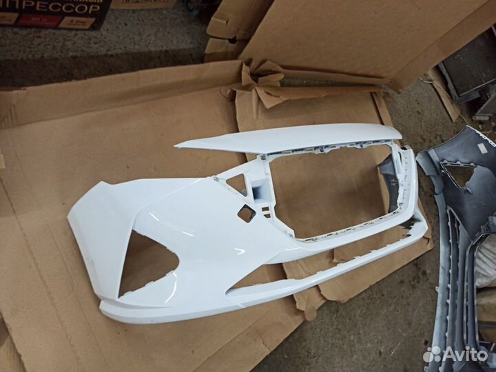 Бампер передний Hyundai Solaris 2 рестайлинг