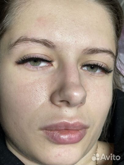 Наращивание ресниц качественное без боли в спине