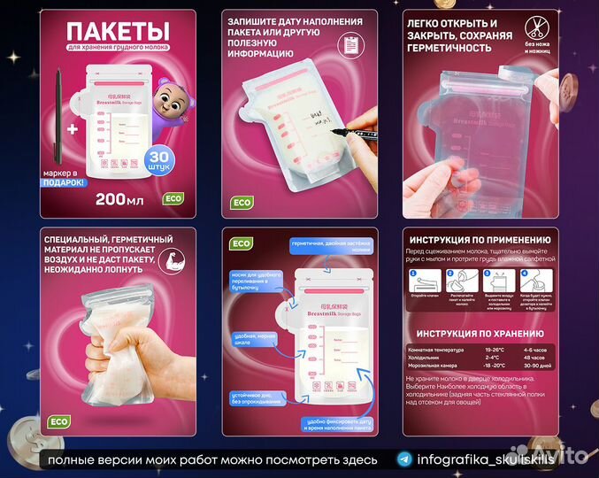 Дизайн карточек маркетплейс