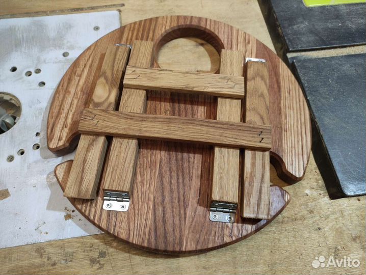 Винный столик поднос из дуба