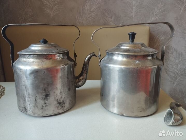 Чайник Тула 50е годы латунь