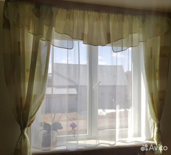 Комплект Шторы с ломбрекеном