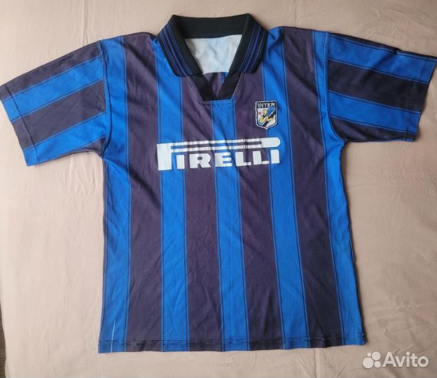 Футболка Интер Милан ретро 42-44 р-р