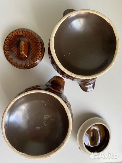 Горшок для запекания керамический 2 шт