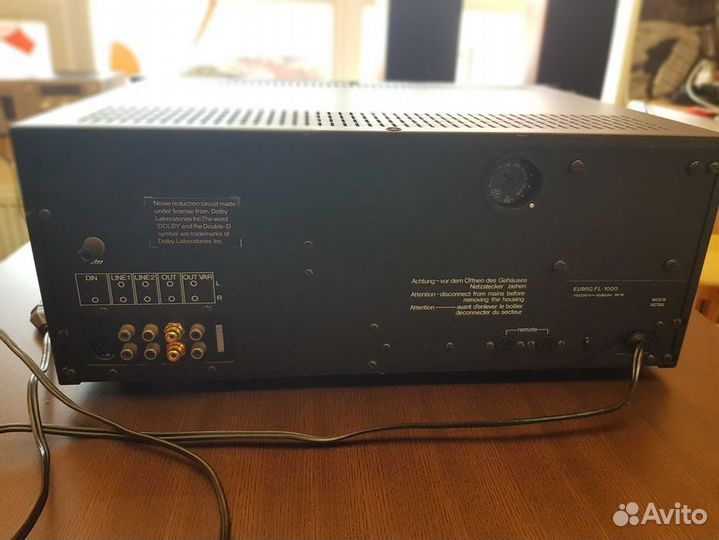 Кассетная дека Eumig FL-1000 Dolby
