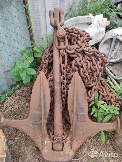 Якорь с цепью