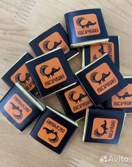 Шоколадки с логотипом