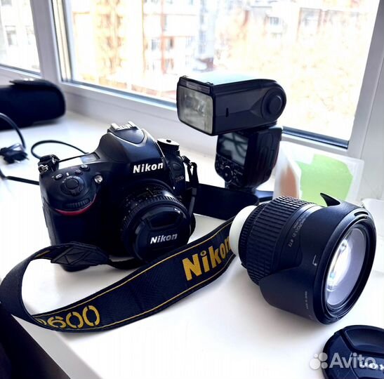 Фотоаппарат Nikon d600 + 2 объектива+вспышка